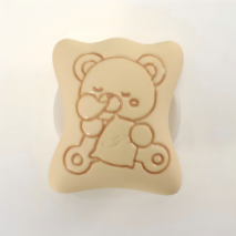 Kawaii Bear Cat Biscuit Magnetic Phone Grip – 3D Embossed Phone Stand & Holder - Image 6