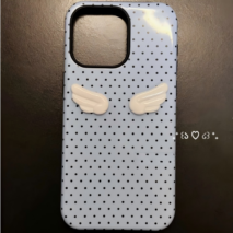 Cute Polka Dot Angel Wings iPhone Case - Image 5