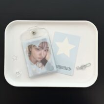 Glitter Polka Dot Double Sided Kpop Keychain Photocard Holder - Image 4