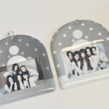 Star Polka Dot Kpop Keychain Photocard Holder - Image 6