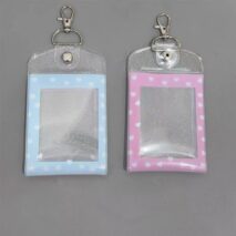 Glitter Polka Dot Double Sided Kpop Keychain Photocard Holder - Image 8