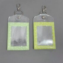 Glitter Polka Dot Double Sided Kpop Keychain Photocard Holder - Image 9