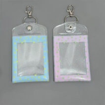 Glitter Polka Dot Double Sided Kpop Keychain Photocard Holder - Image 12