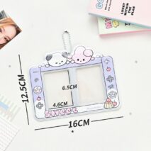 Kawaii Animal Gameboy Style Double Kpop Keychain Photocard Holder - Image 10