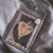 Chinese-style Glitter Panda Double Sided Kpop Keychain Photocard Holder - Image 8