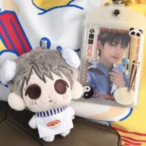 Chinese-style Panda Dumpling Double Sided Kpop Keychain Photocard Holder - Image 5