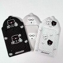 Kawaii Bear Polka Dot PVC Kpop Keychain Photocard Holder