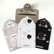 Kawaii Bear Polka Dot PVC Kpop Keychain Photocard Holder – view 5
