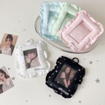 Sweet Star Lace Pillow Kpop Keychain Photocard Holder - Image 3