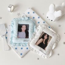 Sweet Star Lace Pillow Kpop Keychain Photocard Holder - Image 2