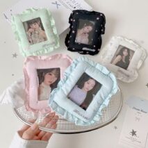 Sweet Star Lace Pillow Kpop Keychain Photocard Holder - Image 4