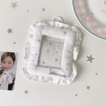 Sweet Star Lace Pillow Kpop Keychain Photocard Holder - Image 6