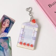 Cute Fruit Cake Acrylic Kpop Keychain Photocard Holder - Image 10