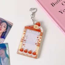 Cute Fruit Cake Acrylic Kpop Keychain Photocard Holder - Image 11