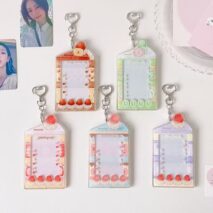 Cute Fruit Cake Acrylic Kpop Keychain Photocard Holder - Image 5