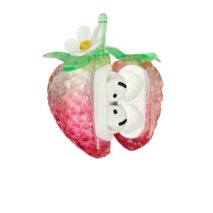 Chic Transparent Strawberry Earphone AirPods Case - Image 10