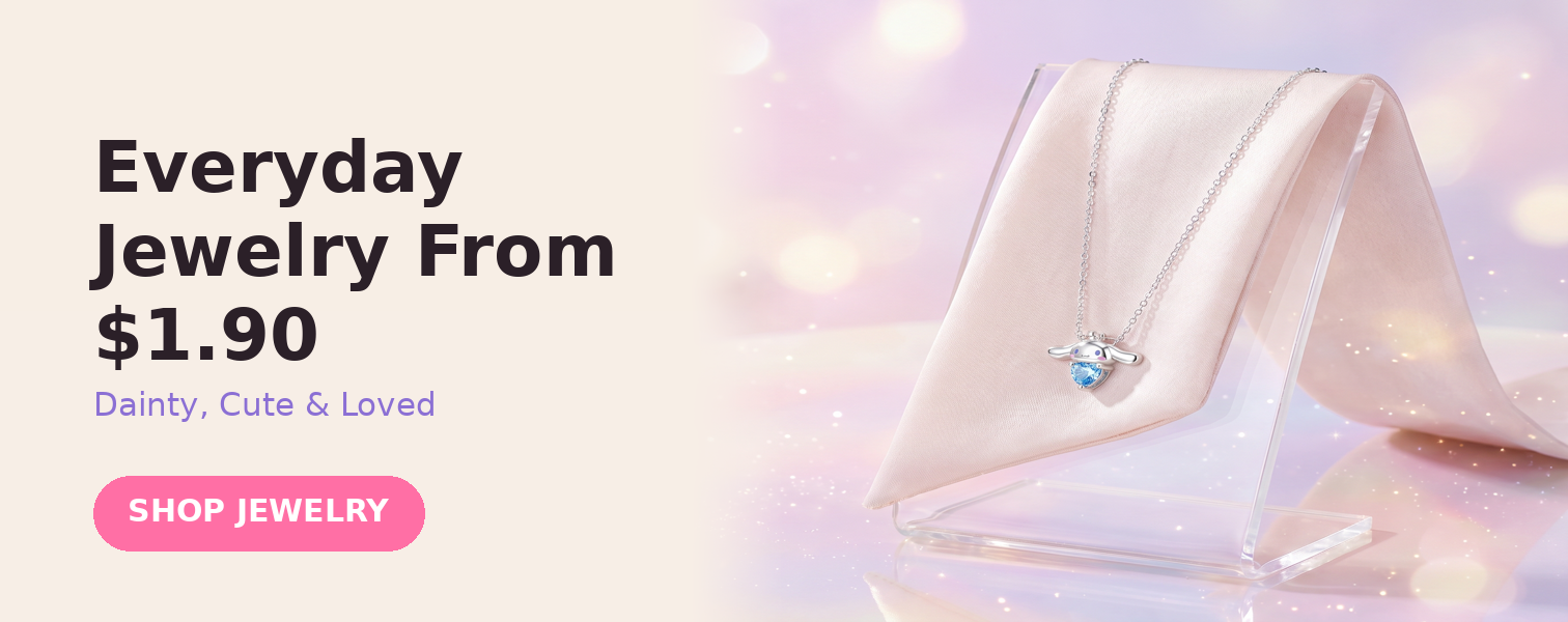Everyday cute jewelry from $1.90 - dainty kawaii pieces at ArtGalleryZen