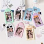 Kawaii Animal Ear Photocard Holder Keychain
