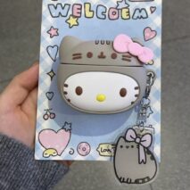 Kawaii Hello Kitty Silicone AirPods Earphone Case
