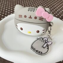 Kawaii Hello Kitty Silicone AirPods Earphone Case - Image 5