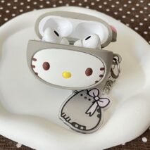 Kawaii Hello Kitty Silicone AirPods Earphone Case - Image 6