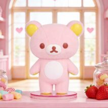 Rilakkuma Sherbet Color Series Blind Box Figure | Cute Mini Flocked Collectible - Image 7