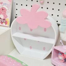 Cute Strawberry Desk Decor Storage & Organizing Display Shelf - Image 9