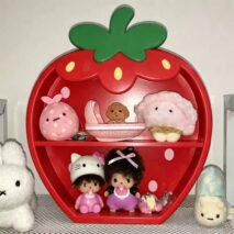 Cute Strawberry Desk Decor Storage & Organizing Display Shelf - Image 5