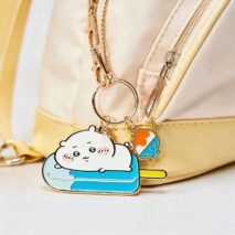 MINISO Chiikawa Summer Series Enamel Metal Keychain - Image 3