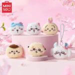 MINISO Chiikawa Sakura Series Coin Purse Plush Keychain