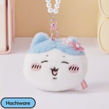 MINISO Chiikawa Sakura Series Coin Purse Plush Keychain - Image 4