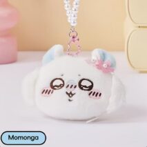MINISO Chiikawa Sakura Series Coin Purse Plush Keychain - Image 6