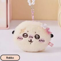 MINISO Chiikawa Sakura Series Coin Purse Plush Keychain - Image 7