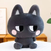 Kawaii Miamilo Kawaii Plush – Soft White Bunny & Black Cat Stuffed Animals - Image 6