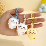 Kawaii Chiikawa 3D Keychain | Cute Anime Character Keyring