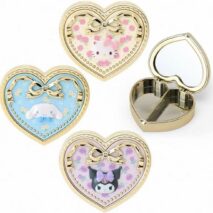 Official Sanrio Heart Compact Mirror Accessory Case - Image 2