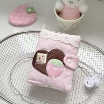 Handmade Kawaii Strawberry Heart M5 A5 A6 A7 Binder - Image 8
