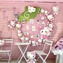 Kawaii Strawberry Hello Kitty Felt Pin Board - Image 4