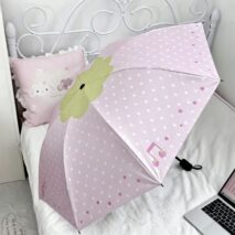 Cute Strawberry Polka Dot Note Umbrella - Image 4