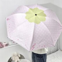 Cute Strawberry Polka Dot Note Umbrella - Image 3