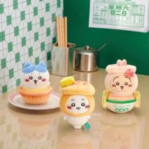 Adorable Chiikawa Cha Chaan Teng Plush Keychain