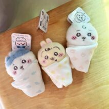 Adorable Chiikawa Swaddle Baby Plush Keychain - Image 3