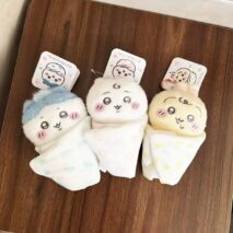 Adorable Chiikawa Swaddle Baby Plush Keychain