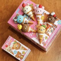 Cute Rilakkuma Ice Cream Cone Keychain Blind Box - Image 11