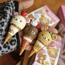 Cute Rilakkuma Ice Cream Cone Keychain Blind Box - Image 3