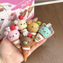 Cute Rilakkuma Ice Cream Cone Keychain Blind Box - Image 2