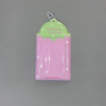 Kawaii Strawberry Kaomoji Kpop Keychain Photocard Holder - Image 9