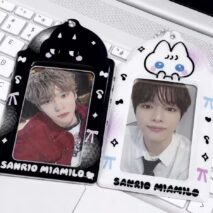 Kawaii Sanrio Miamilo Photocard Holder Keychain - Image 3