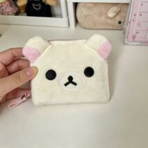 Kawaii Rilakkuma Plush Coin Purse Wallet - Image 3