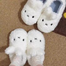 Cute Miffy 3D Ear Plush Slippers - Image 8